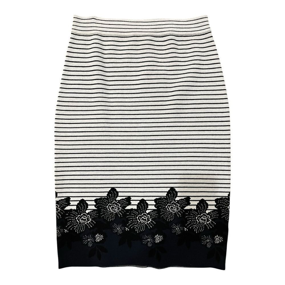 NWT- Gorgeous A.L.C Black and White Striped Skirt
